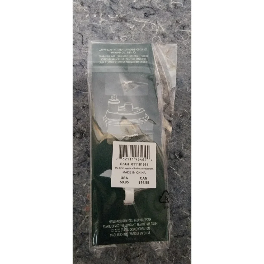 Starbcks Key Chain or‎ Hot Cup Stopper White